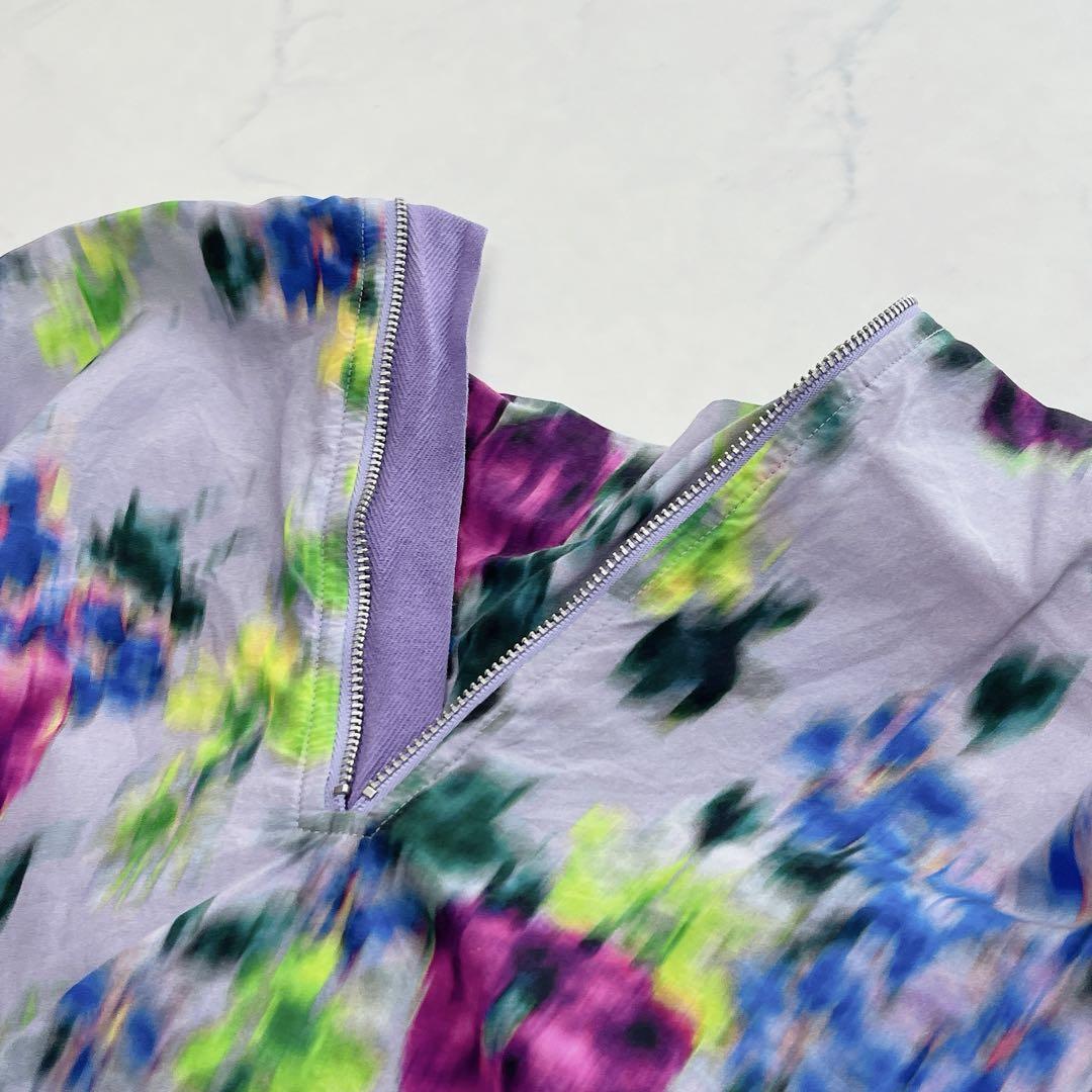 【極美品】KENZO ケンゾー シルク混 花柄 プルオーバー