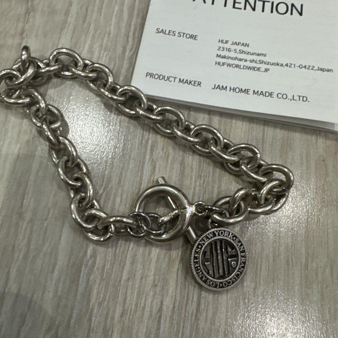 HUF REGIONAL BRACELET SILVER HUF ブレスレッド