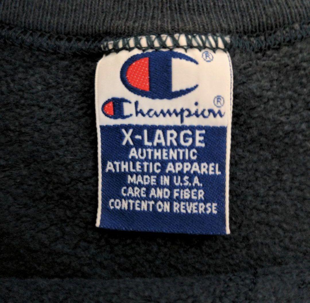 90's チャンピオン USA製 前V スウェット　X-LARGE