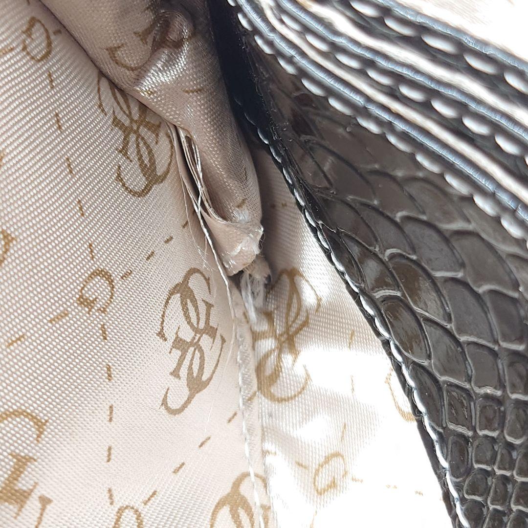 GUESS 長財布 2way ミニショルダーバッグ 総柄 ブラウン ゲス