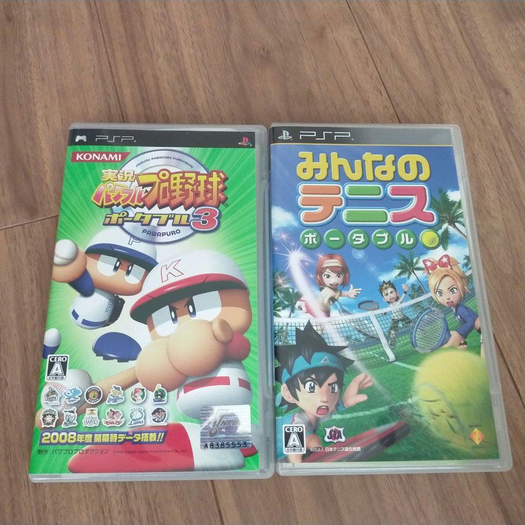 PSP本体とゲームソフト9本セットやや傷や汚れあり