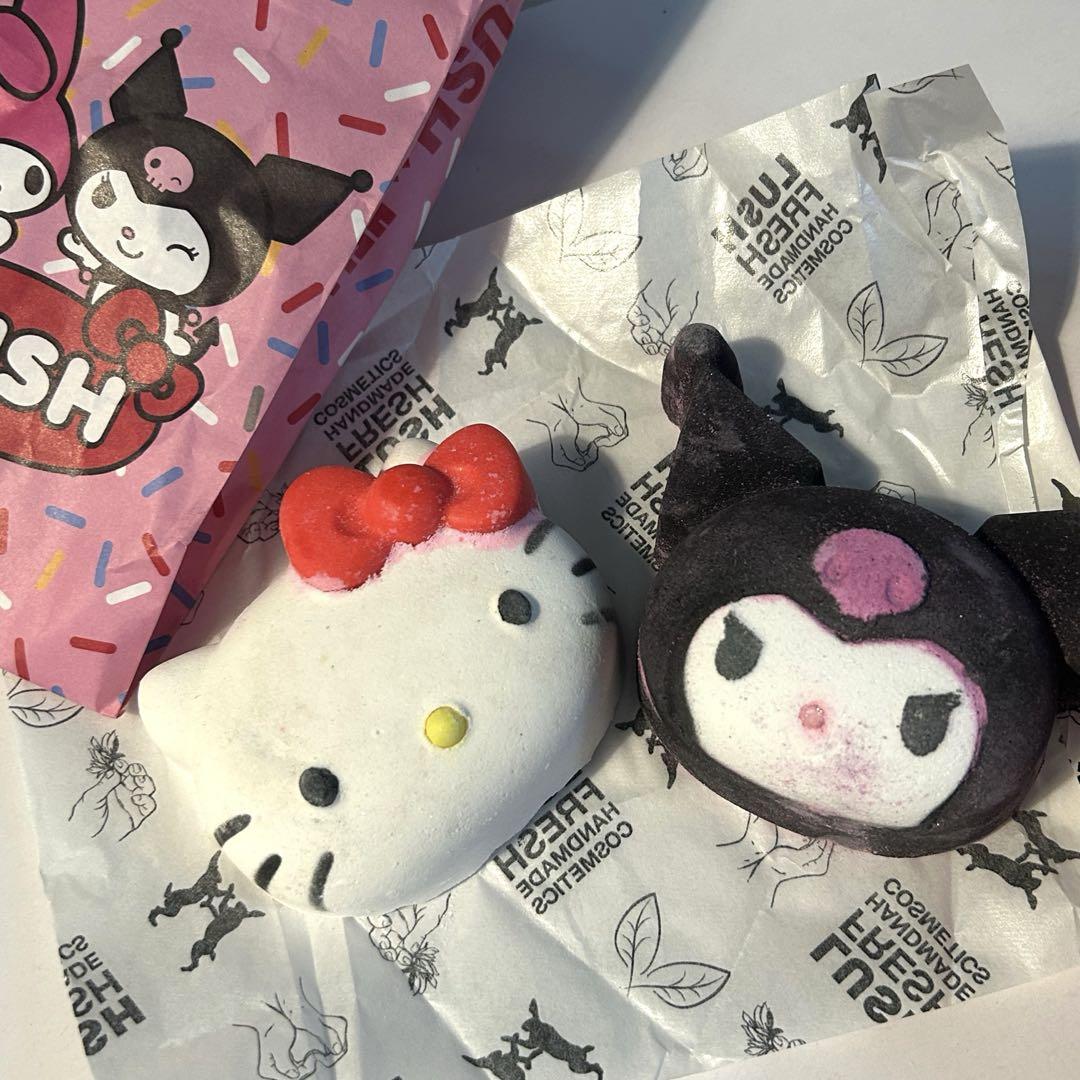 LUSH ハローキティ コラボ2品セット♡ 2個セットLUSH サンリオ キティクロミ ラッシュ - メルカリ