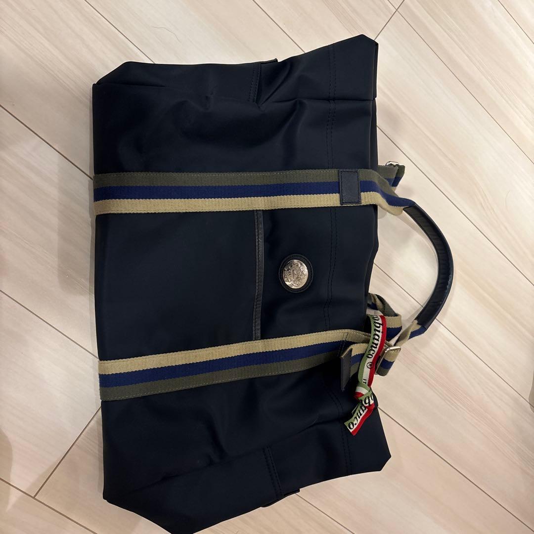 オロビアンコ　ネイビー キャンバストートバッグ