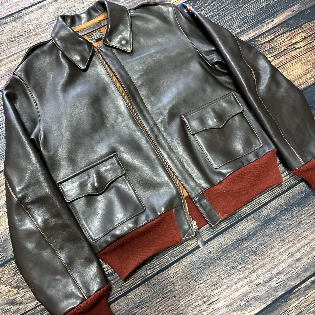 ジャケット・アウター Buzz Rickson's / A-2 RED FLIGHT JACKET
