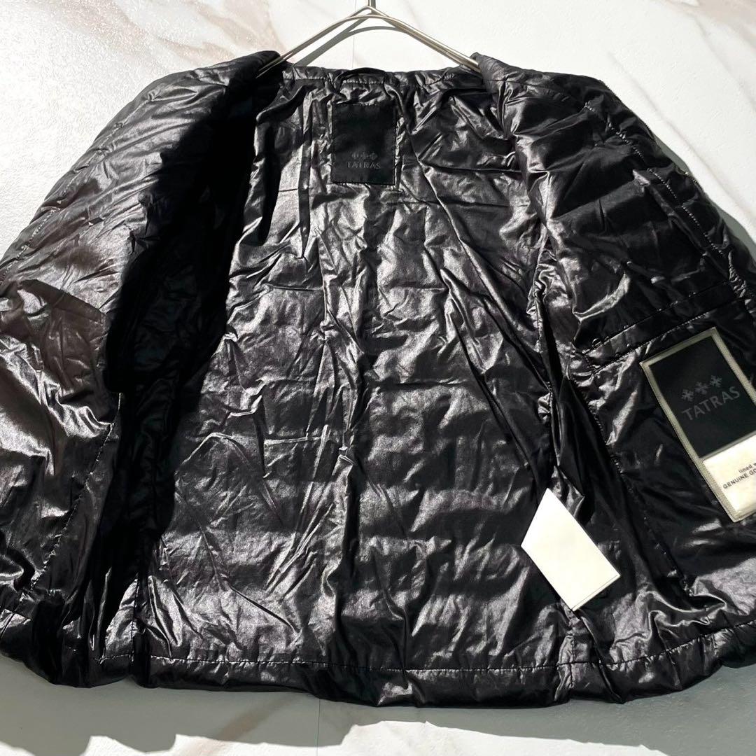美品✨TATRAS ACACIA ノーカラーライトダウンジャケット サイズ02