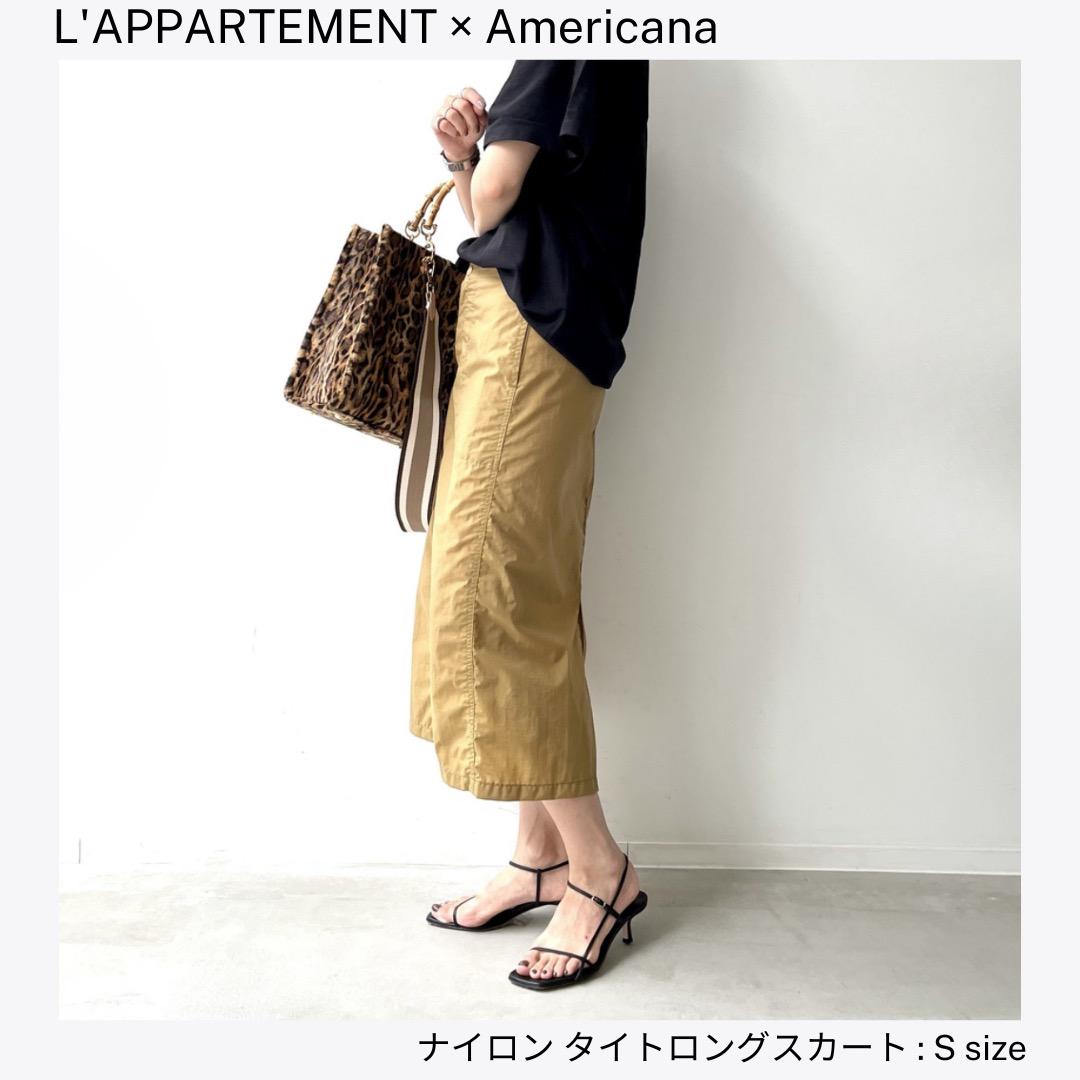 アパルトモン：ナイロン タイトロングスカート Sサイズ