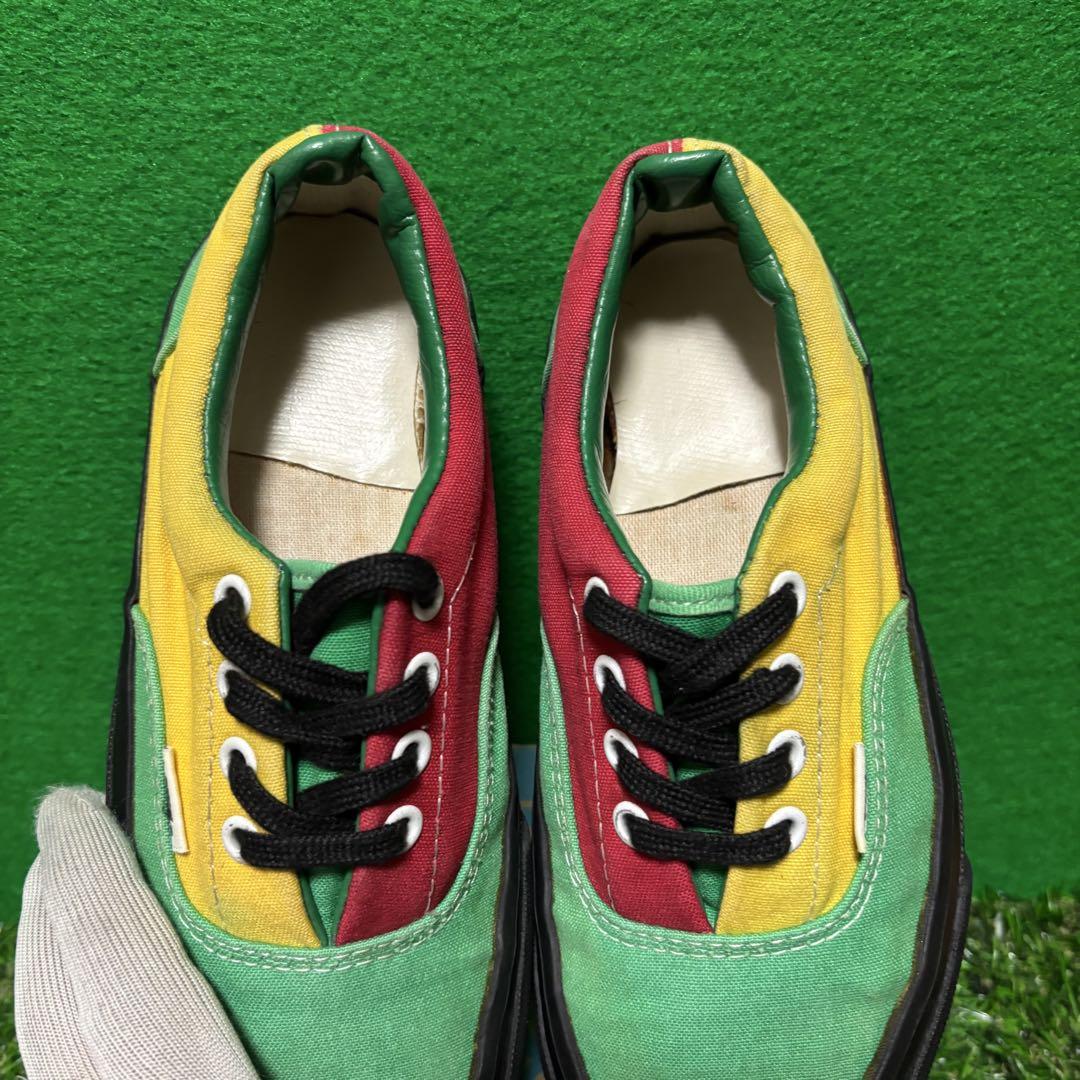 希少‼️ 80's VANS ERA USA製 ラスタカラー 23.5cm