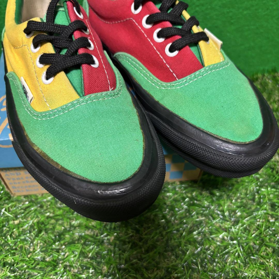 希少‼️ 80's VANS ERA USA製 ラスタカラー 23.5cm