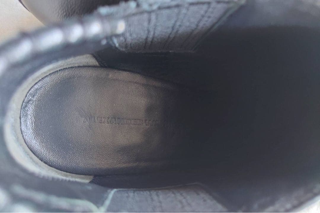 アレキサンダーワング　ブラック サイドゴアブーツ 収納袋付き