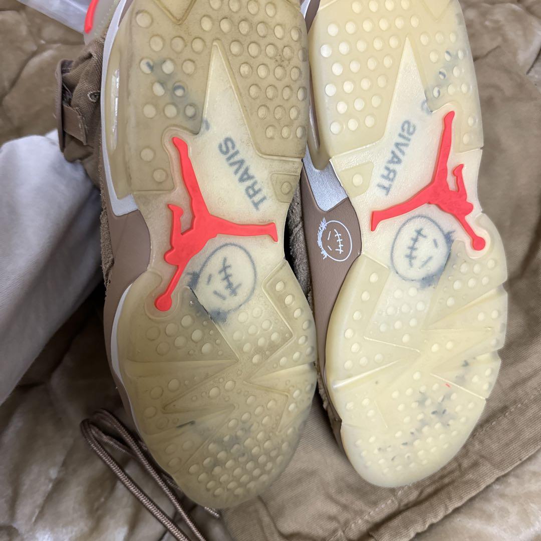 Air jordan6 travis scott 25.5cw