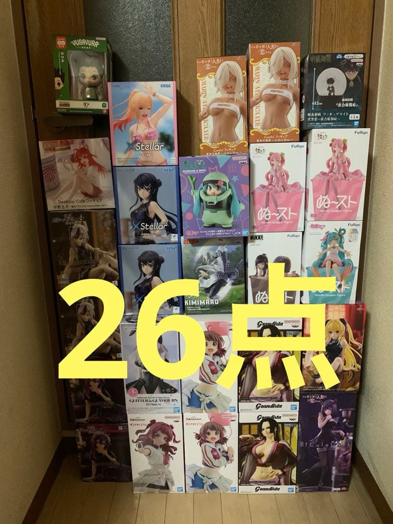 最新 新作 含む プライズ 美少女 フィギュア 26点 まとめ売り セット