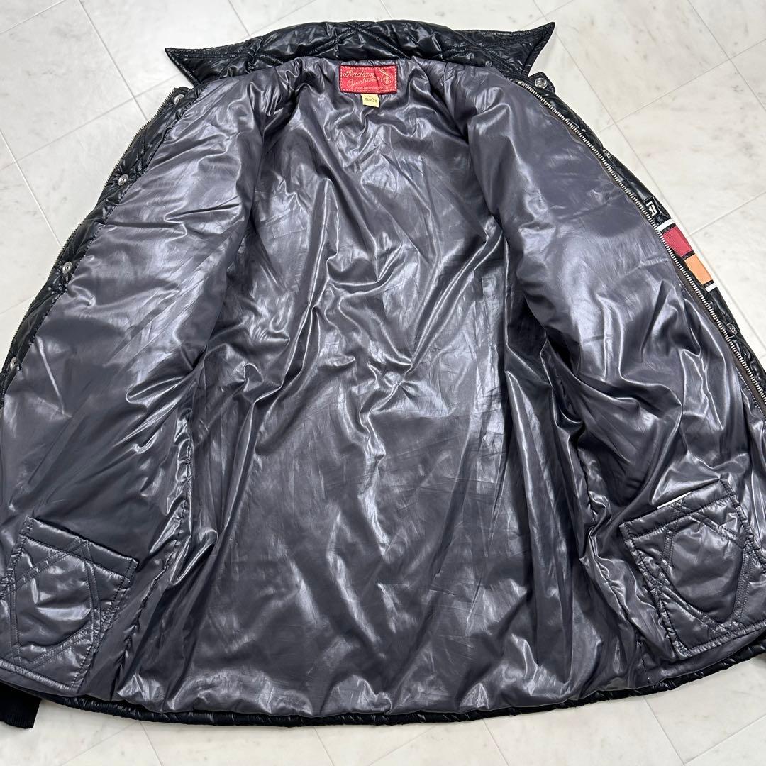 〈美品〉Indian Motocycle【M相当】キルティング ジャケット 黒
