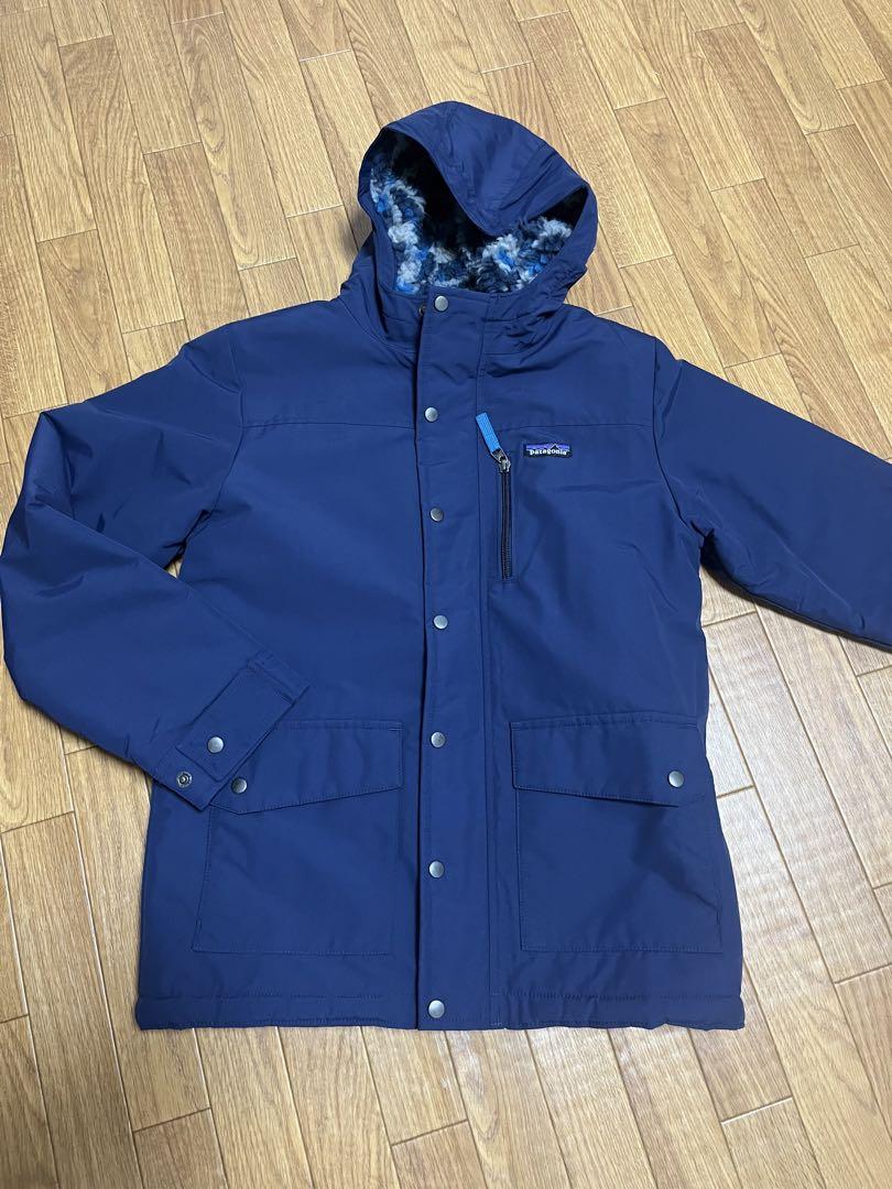 patagonia パタゴニア　Ｌ　キッズ　アウター　ダウン　ブルゾン　ネイビー