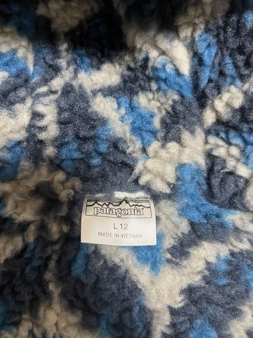 patagonia パタゴニア　Ｌ　キッズ　アウター　ダウン　ブルゾン　ネイビー