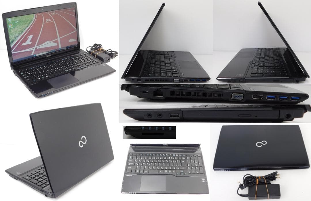 富士通ノートパソコンやや傷や汚れあり