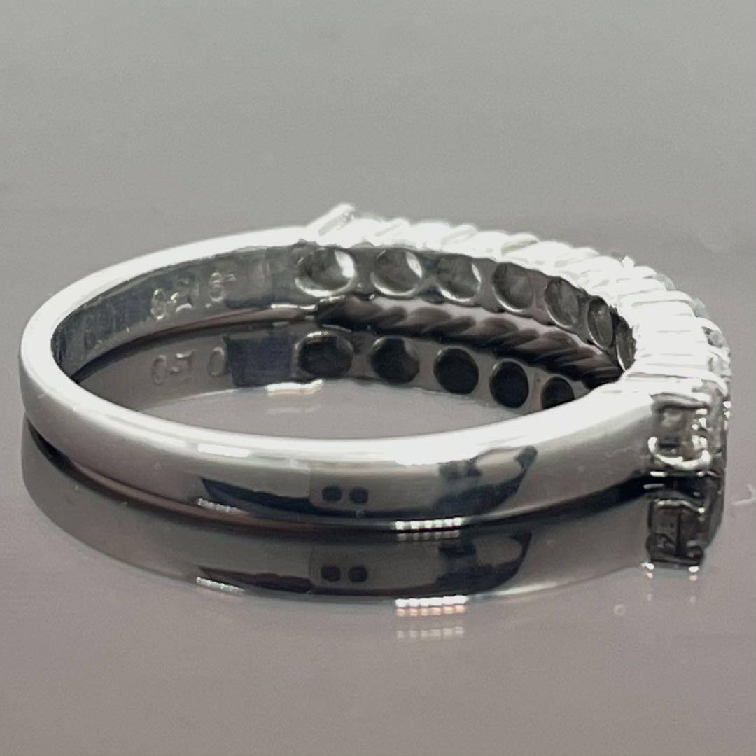 ダイヤ リング ハーフエタニティ Pt900 プラチナ ダイヤ0.50ct