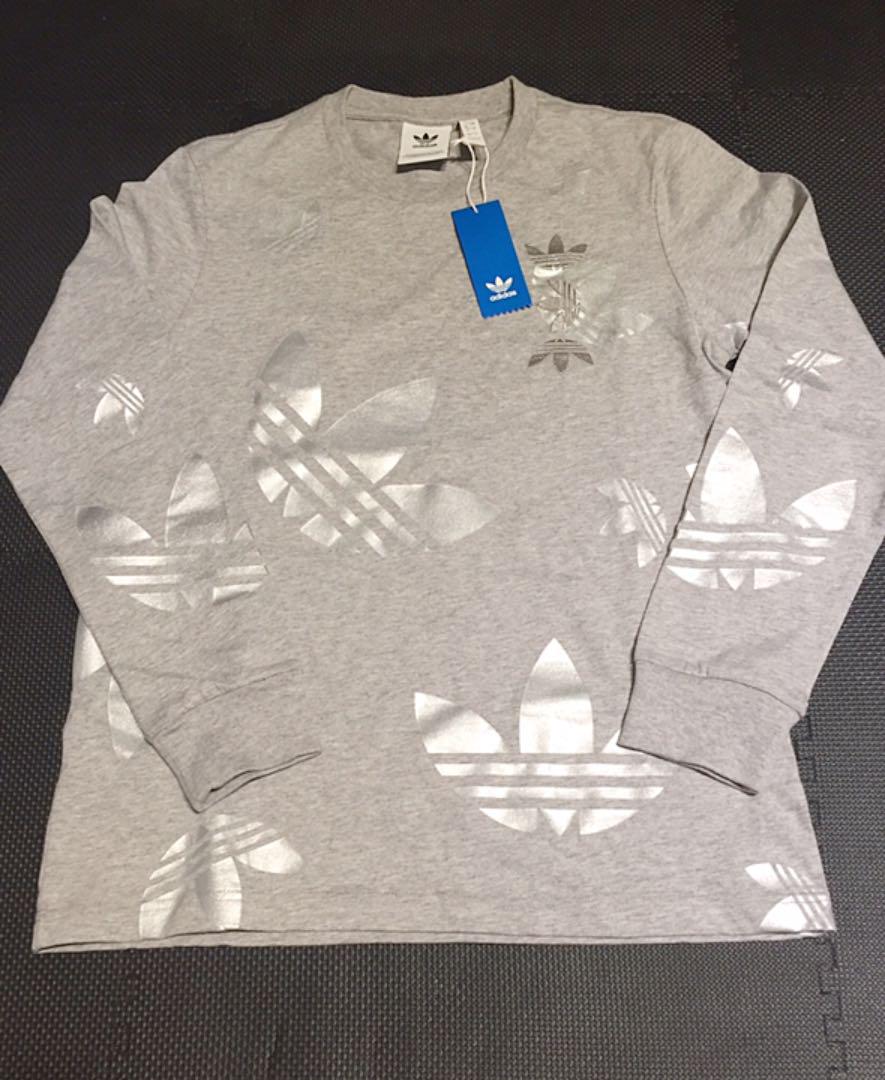 ☆新品・希少デザイン アディダス ロンT   Mサイズ