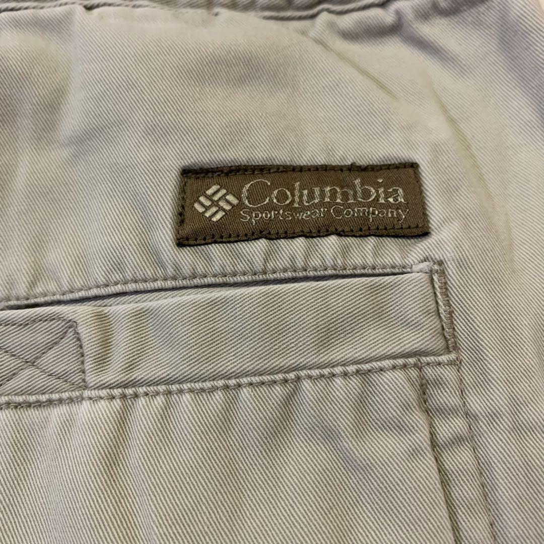 usa古着 00s columbia ベルト付きカーゴパンツ L コロンビア