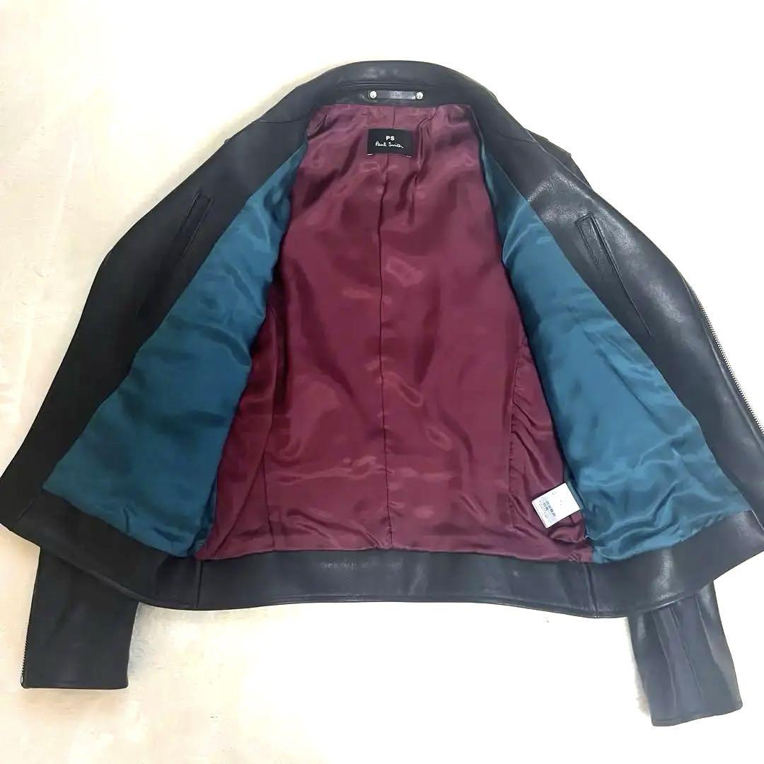 【美品】PS ポールスミス ダブル ライダースジャケットLサイズ