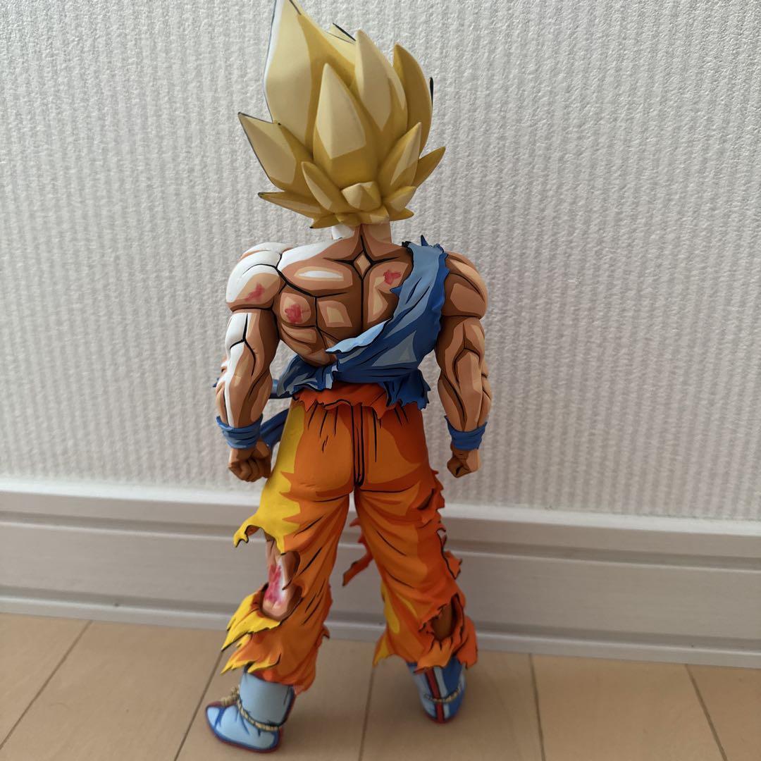 ドラゴンボール 孫悟空 初超サイヤ人登場 フィギュア 二次元 リペイント ドラゴンボール 超サイヤ人 孫悟空 二次元リペイント フィギュア