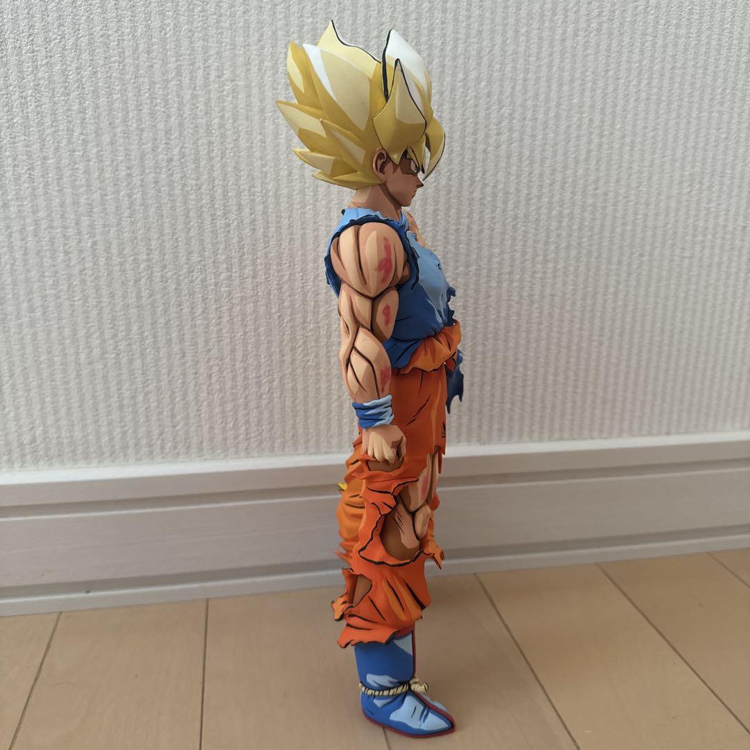 ドラゴンボール 孫悟空 初超サイヤ人登場 フィギュア 二次元 リペイント ドラゴンボール 超サイヤ人 孫悟空 二次元リペイント フィギュア