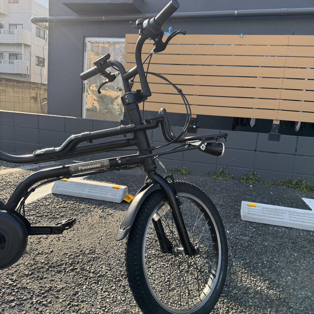 電動自転車☆パナソニック EZ 2020年モデル黒ブラック☆フル充電 電動自転車☆パナソニック EZ 2020年モデル黒ブラック☆フル充電