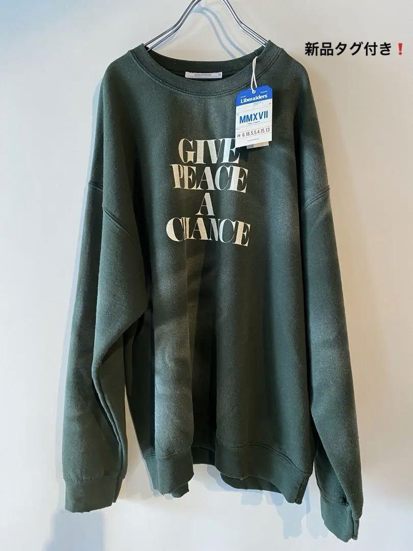 【新品タグ付き】VINTAGE WASH CREWNECK GREEN