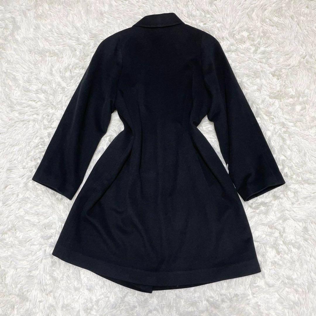 496【美品】Janni ロングコート チェスターコート カシミヤ100％ M 496【美品】Janni ロングコート チェスターコート カシミヤ100