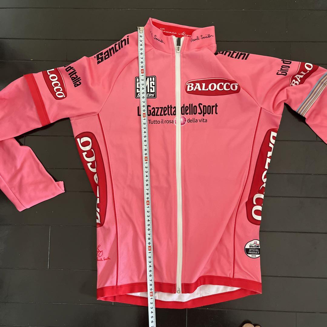 Santini サイクルジャケット ピンク Paul Smith コラボ Santini サイクルジャケット ピンク Paul Smith コラボ Santini