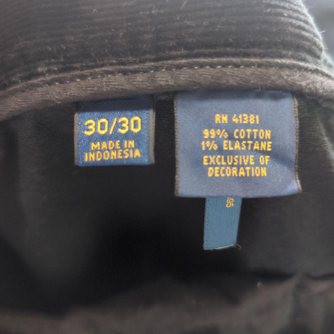 Polo by Ralph Lauren ブラック コーデュロイパンツ