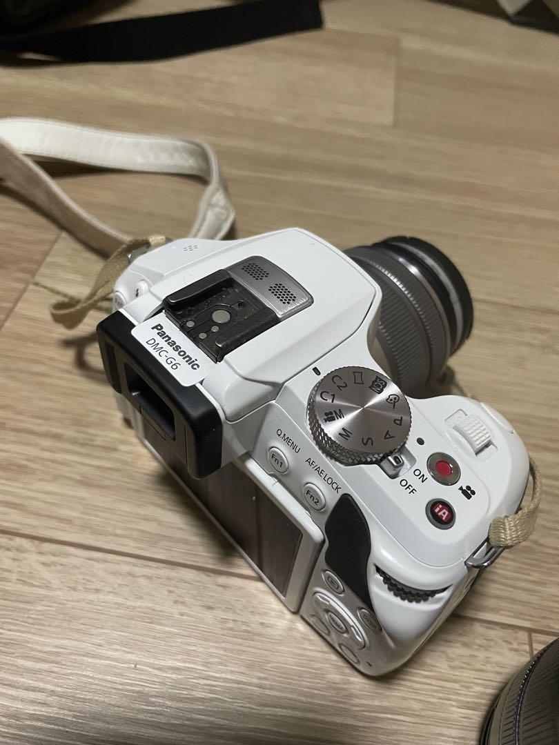 LUMIX G ミラーレスカメラ ホワイト DMC-G6 white
