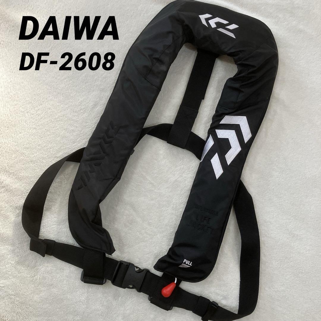DAIWA DF-2608 膨張式ライフジャケット 水感知機能付 黒 未使用品 Amazon | ダイワ(DAIWA) DF-2608 インフレータブルライフ