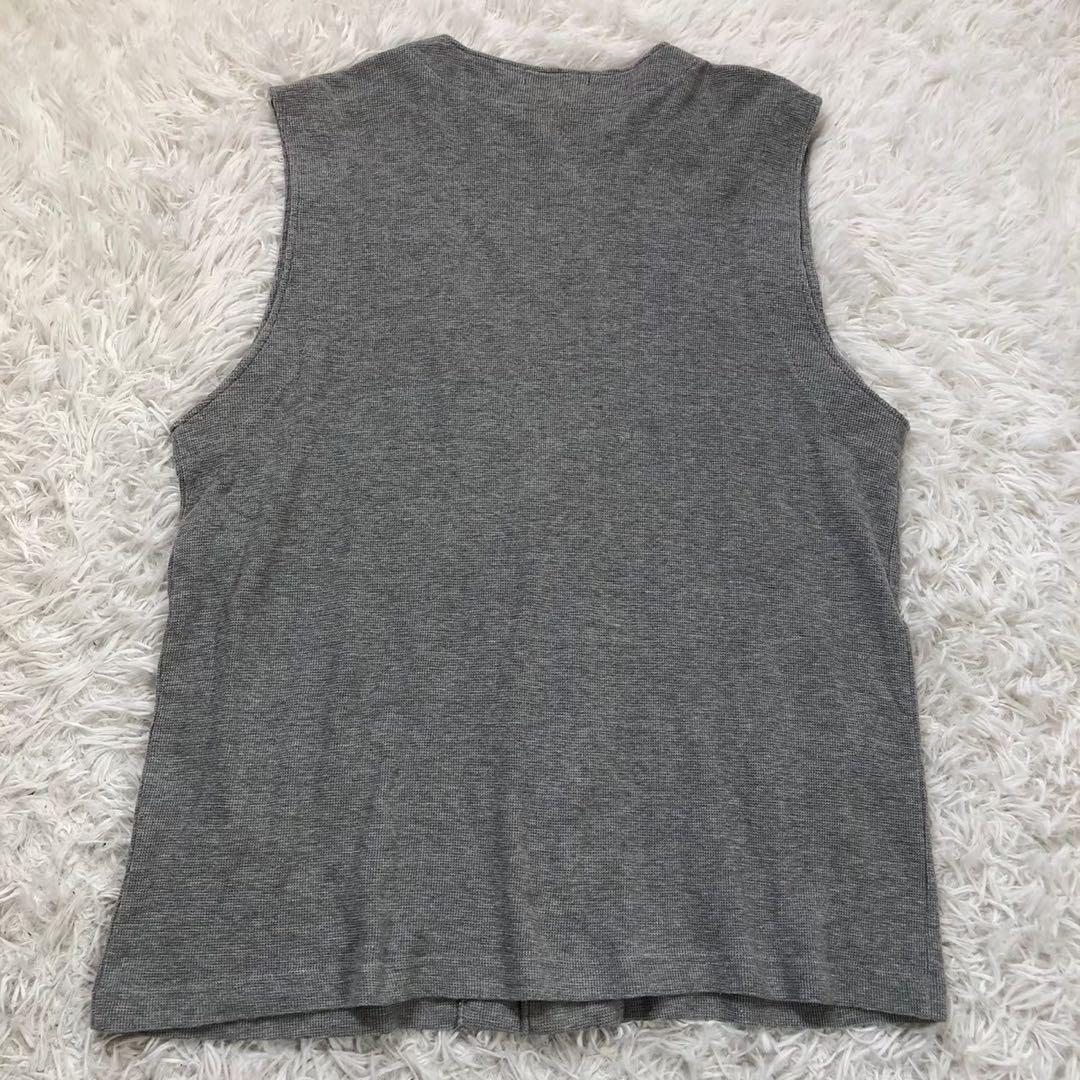 DAKS ダックス(M)総柄 ニットベスト 刺繍 グレー コットン by メルカリ DAKS ダックス(M)総柄 ニットベスト 刺繍 グレー コットン by メルカリ
