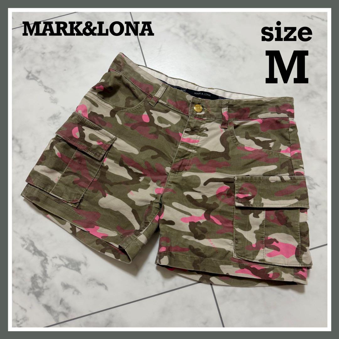 MARK LONA 迷彩 ハーフパンツ マークアンドロナ ゴルフウェア M