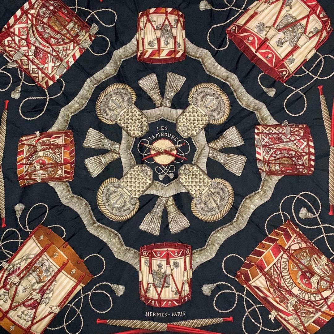 45R☆フラワープリントのシルクのこんぶ＊ロングスカーフ/ブラウン