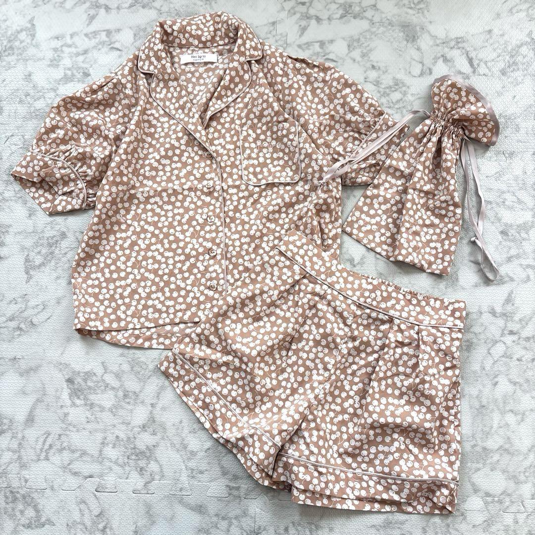 Her lip to ハーリップトゥ Cherry Pattern PJ Set