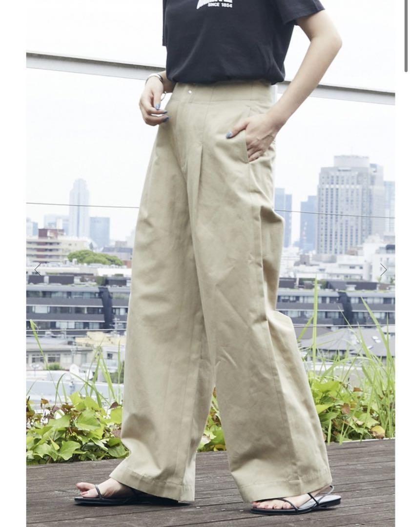 1er arrondissement ワイドパンツ　ベージュ