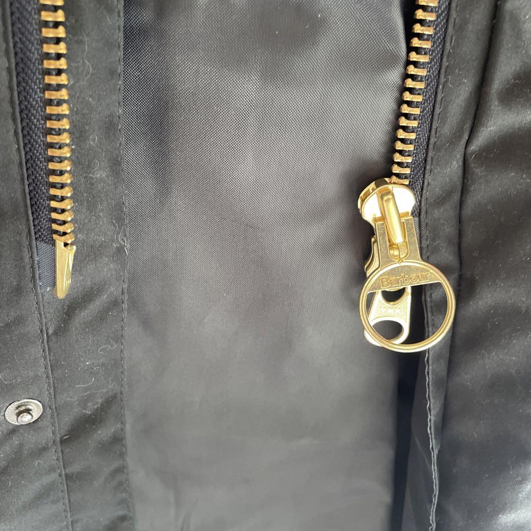 Barbour チェック柄裏地 ロングコート