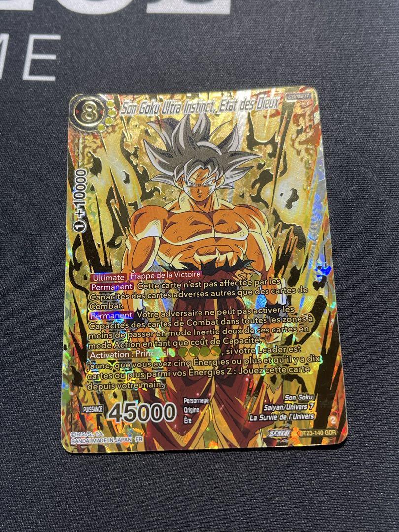 孫悟空　身勝手の極意　ゴッドレア　海外版　bt23-140 GDR 美品。