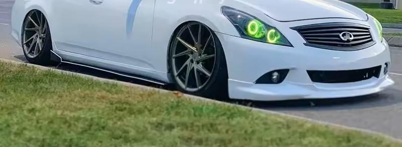 【ブラック塗装済】V36 スカイライン セダン フロントハーフリップスポイラー 画像4