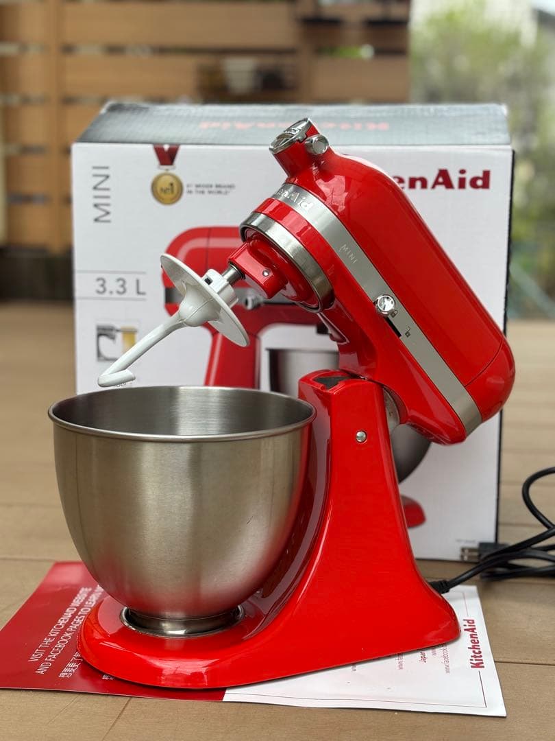 KitchenAidスタンドミキサー 3.3L 9KSM3311 レッド MARWIL-DEMENAGEMENTS_CH