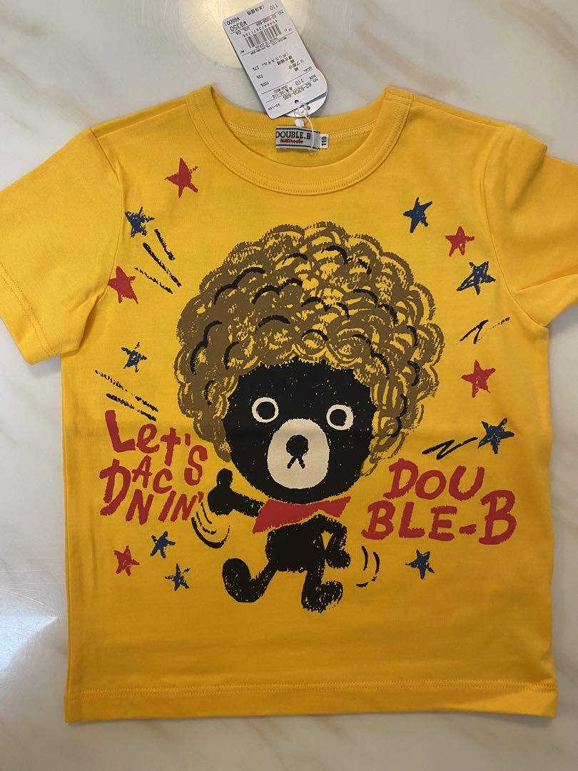 DOUBLE-B キャラクターTシャツ 110サイズ