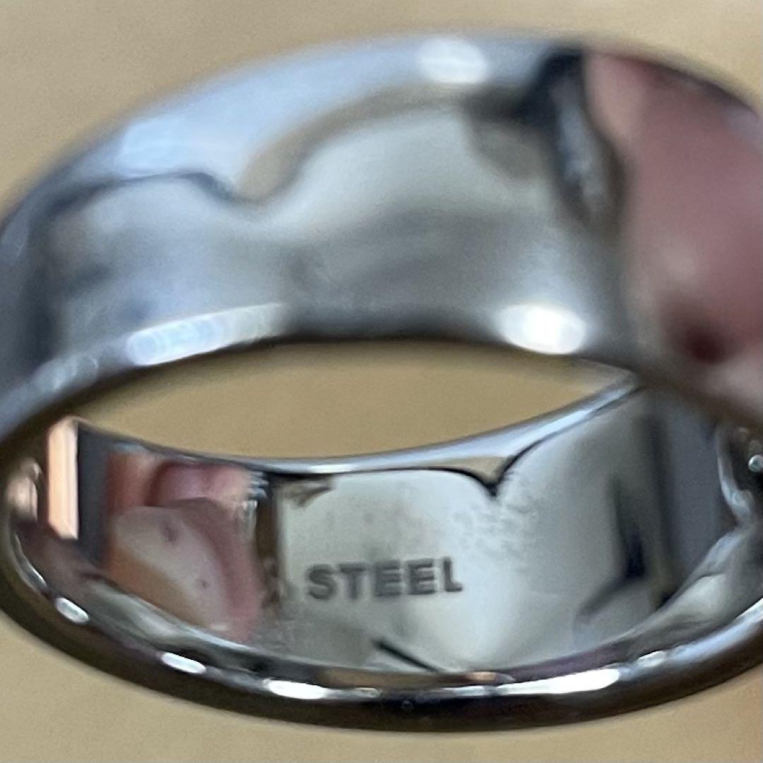 DIESEL ディーゼル 指輪 10号 チャーム付 シルバーリング - メルカリ