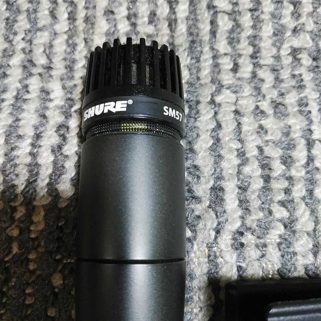 SHURE SM57 ダイナミックマイク 純正ホルダー付属
