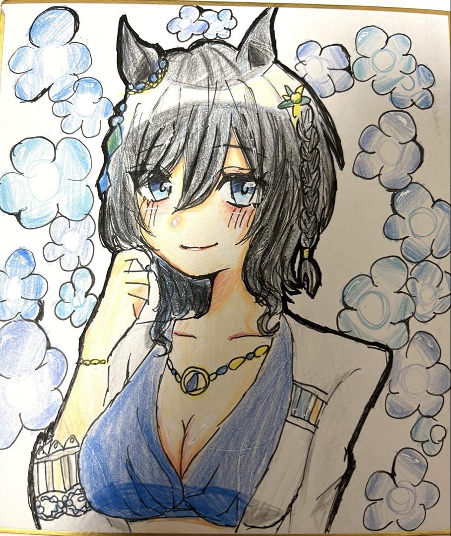 Yahoo!オークション - 同人 手描きイラスト エイシンフラッシュ