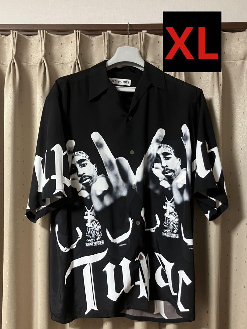 【XL】WACKO MARIA 2PAC / HAWAIIAN SHIRT着丈約77cm