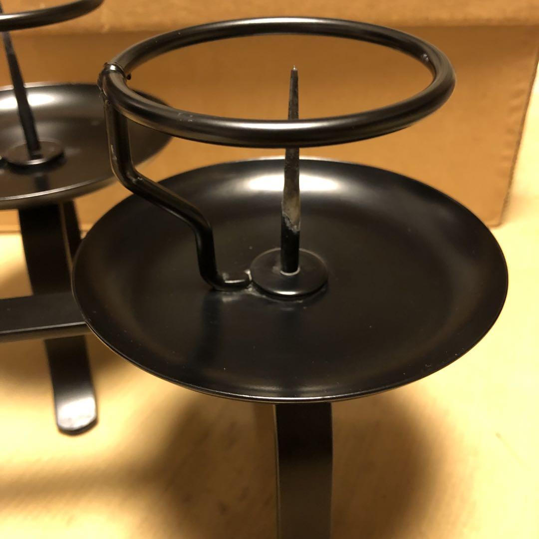 手燭一対　　茶道具　　和蝋燭