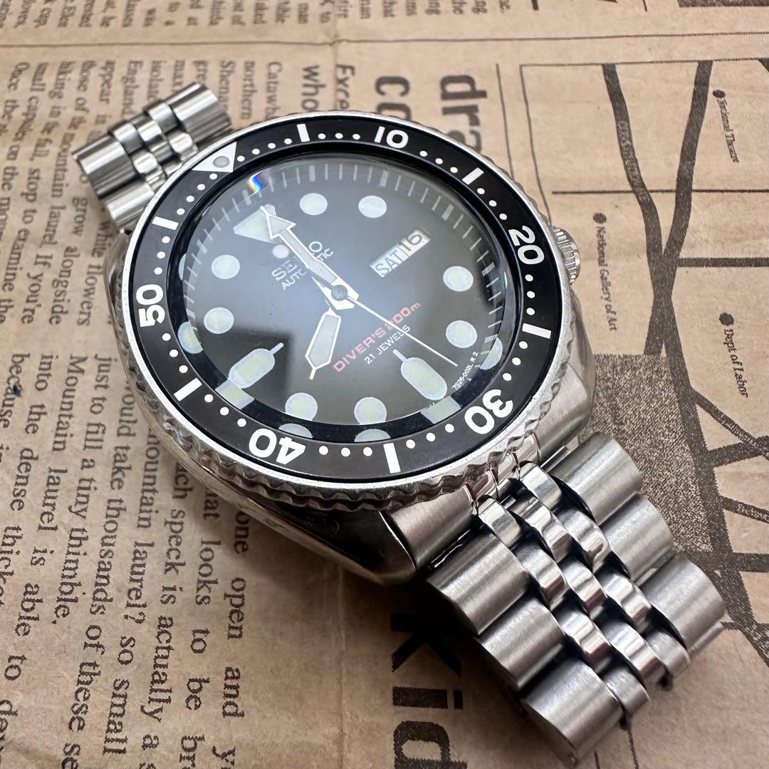 日本製】 SEIKO 7s26-0020 skx007j1 ブラックボーイ 日本製】 SEIKO 7s26-0020 skx007j1 ブラックボーイ