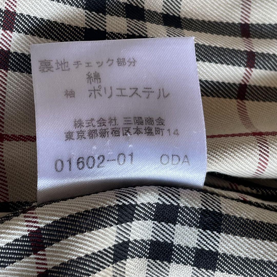 美品✨バーバリーロンドン トレンチコート ベルト付き ノバチェック 9号