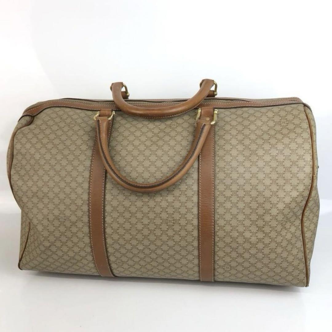 CELINE セリーヌ マカダム柄 ボストンバッグ